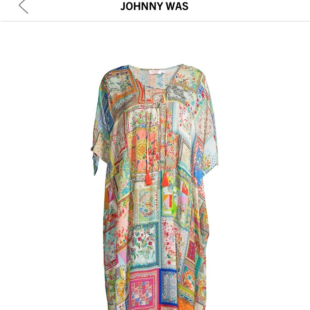 COPY - Johnny Was Bella lace up maxi kaftan size S/M